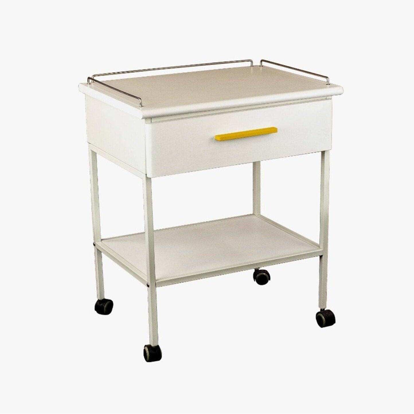 Guéridon à 2 plateaux à 1 tiroir GIIT