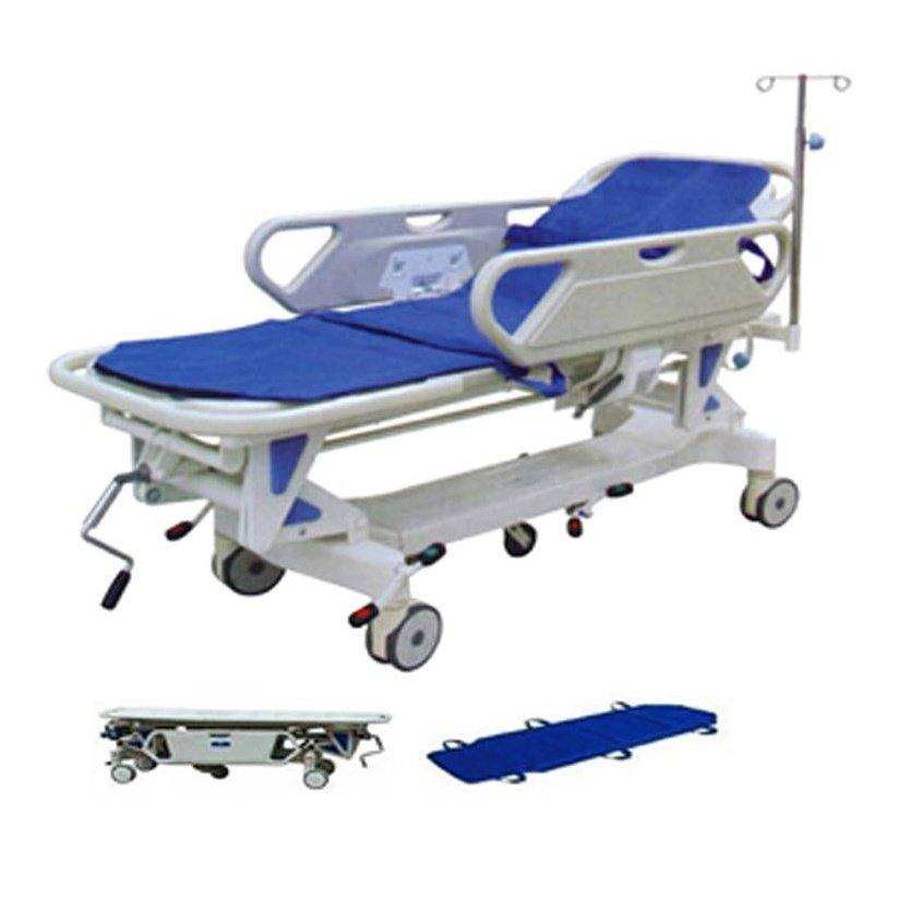 Brancard Lit d’Urgence pour Réanimation - 2 Fonctions