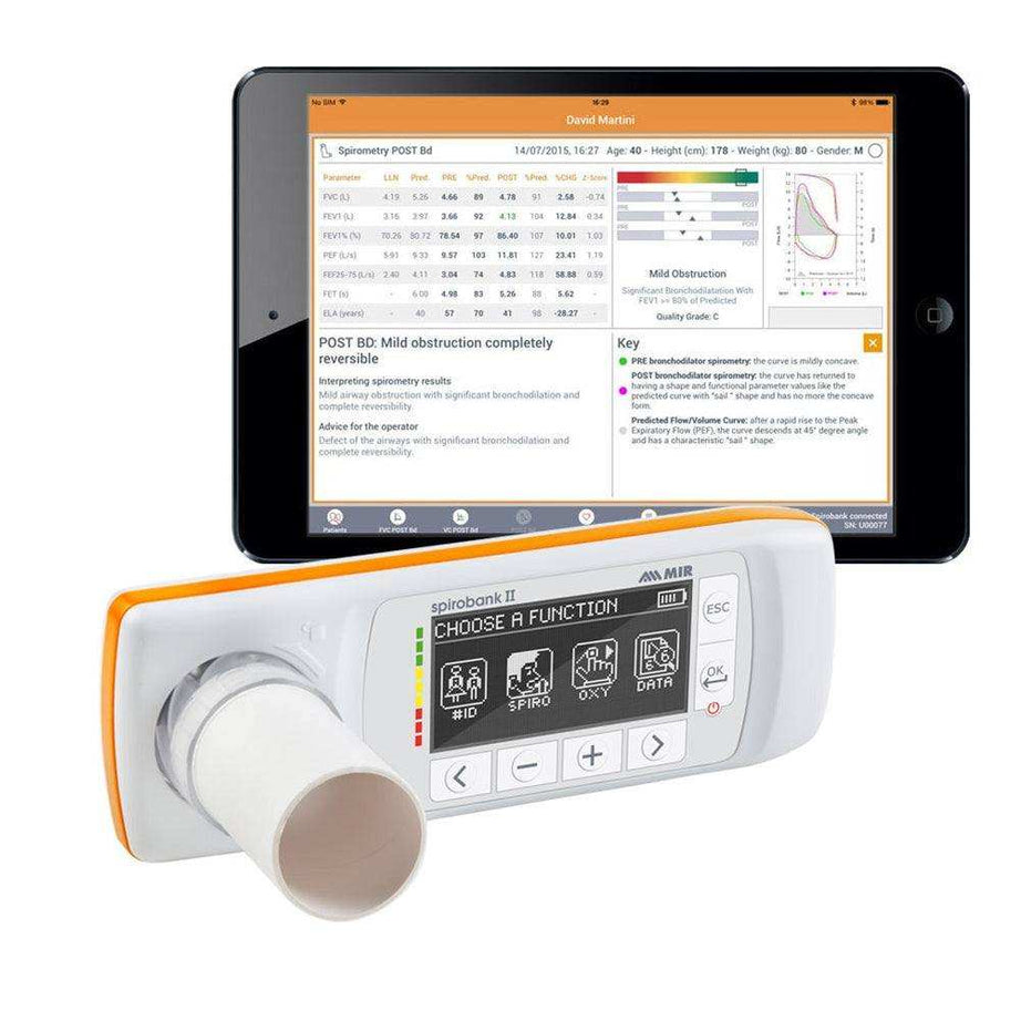 Spiromètre portable Spirobank II Smart