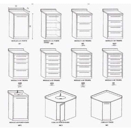Meuble de rangement modulable
