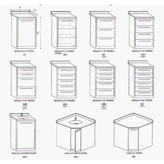 Meuble de rangement modulable