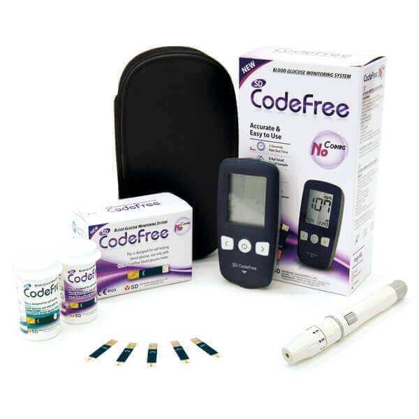Glucomètre SD Biosensor Codefree