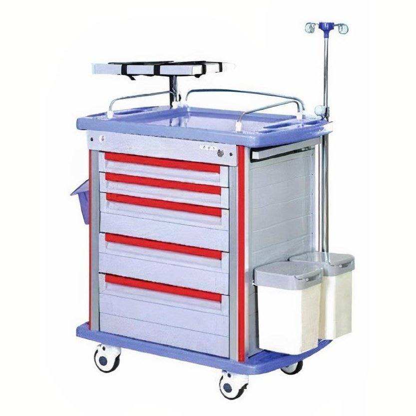 Chariot des premiers soins d’urgence en ABS