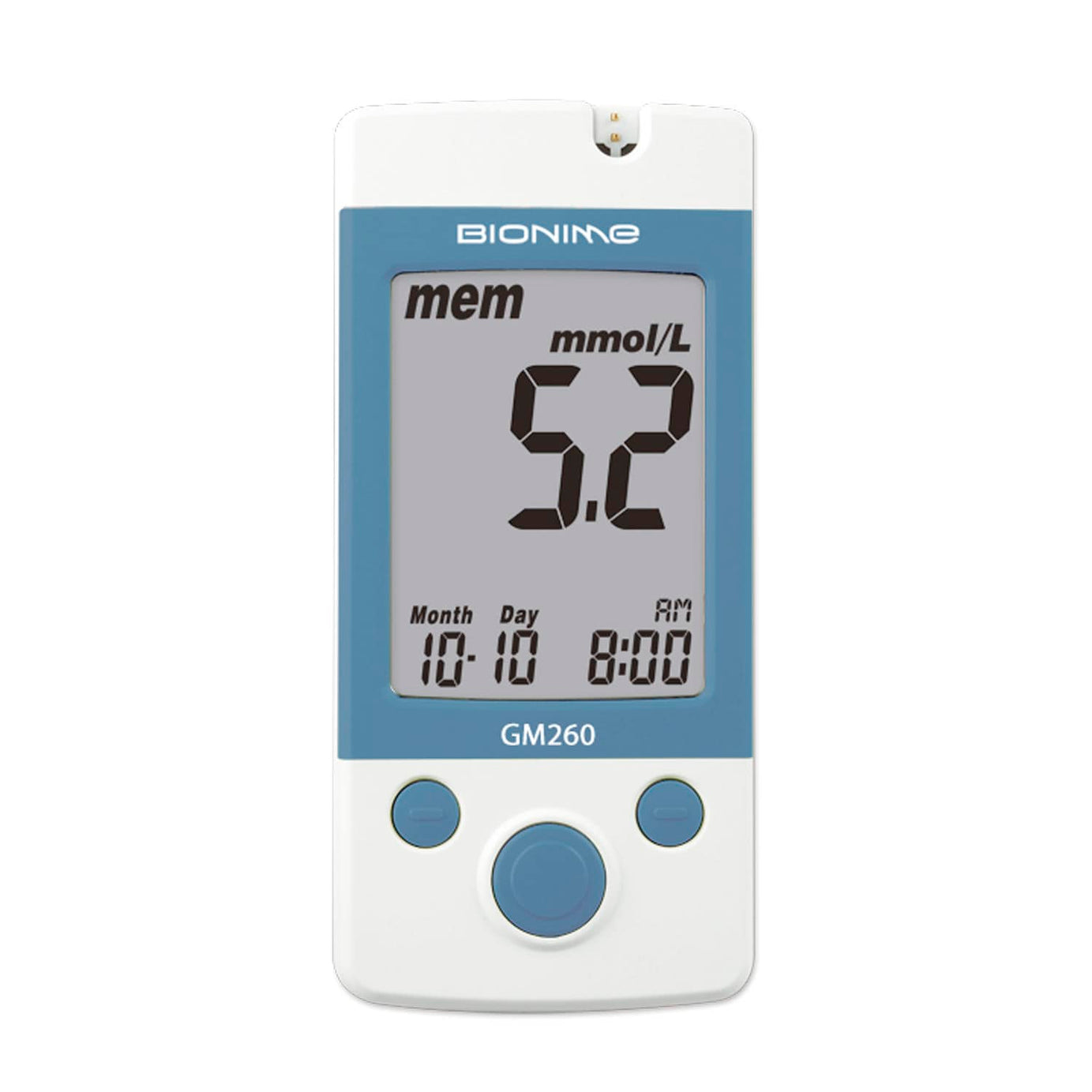Glucomètre avec stylo auto piqueur GM260 - Bionime
