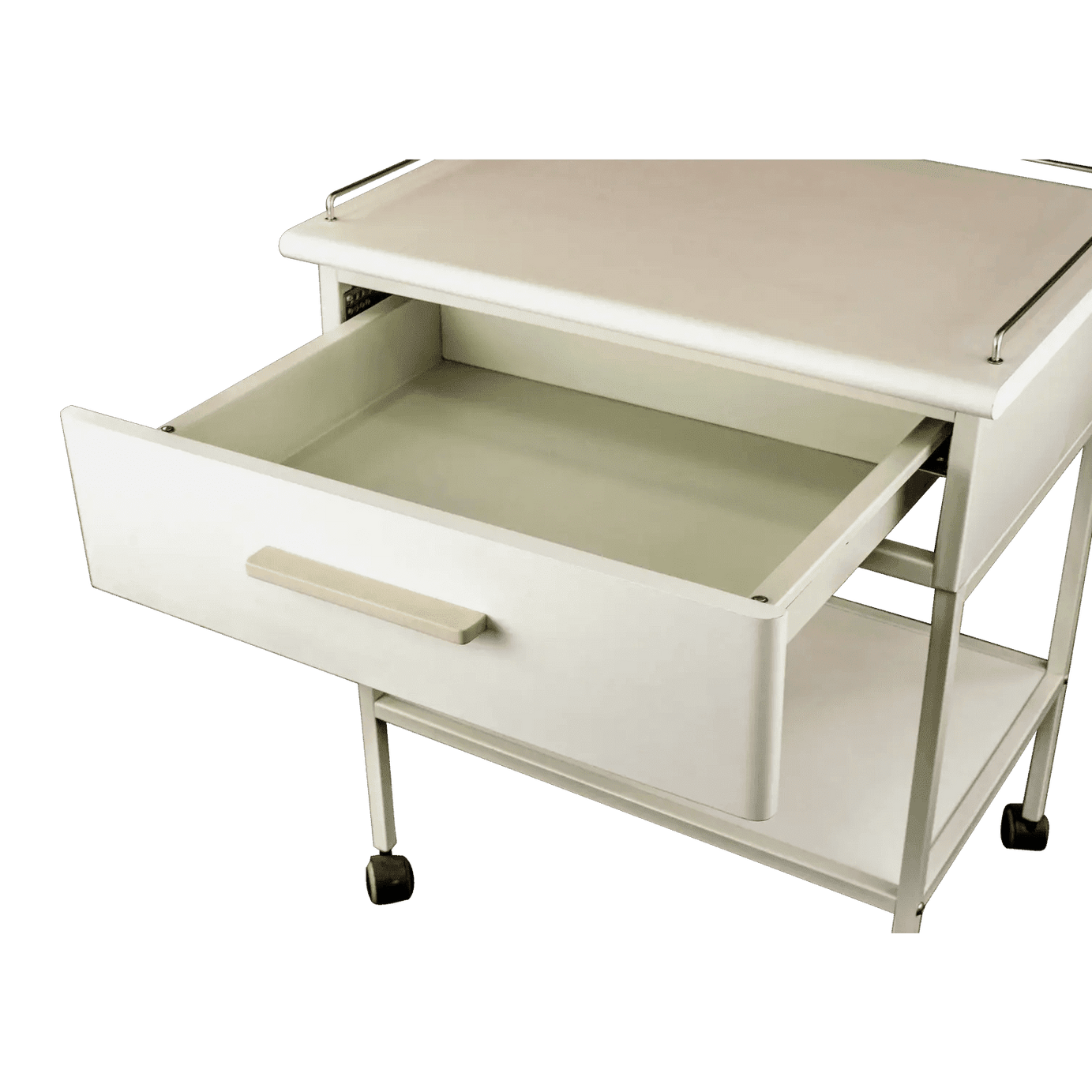 Guéridon à 2 plateaux à 1 tiroir GIIT