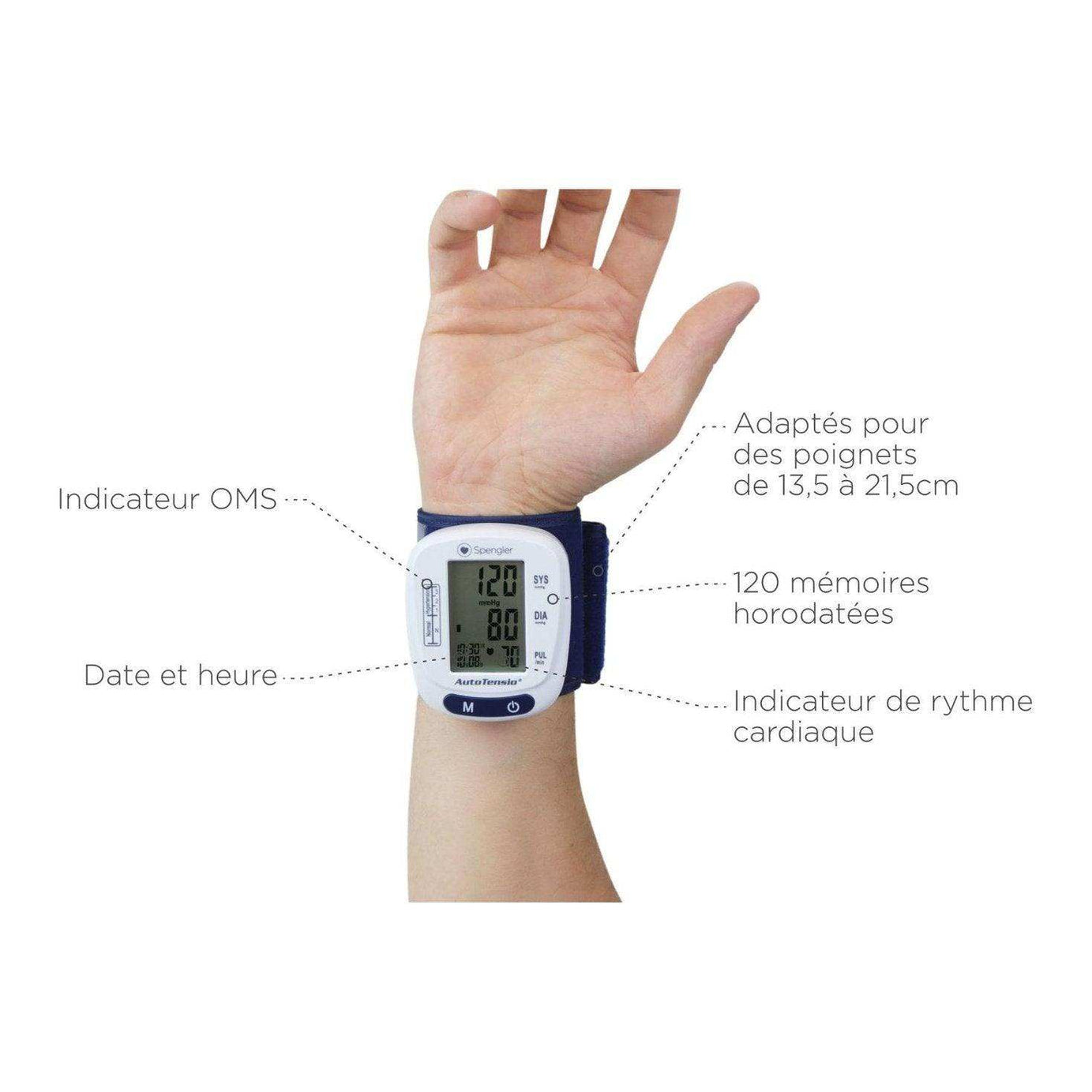 Tensiomètre électronique avec poignet SPG340