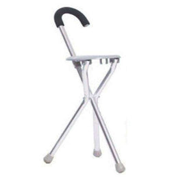 Canne siège pliable