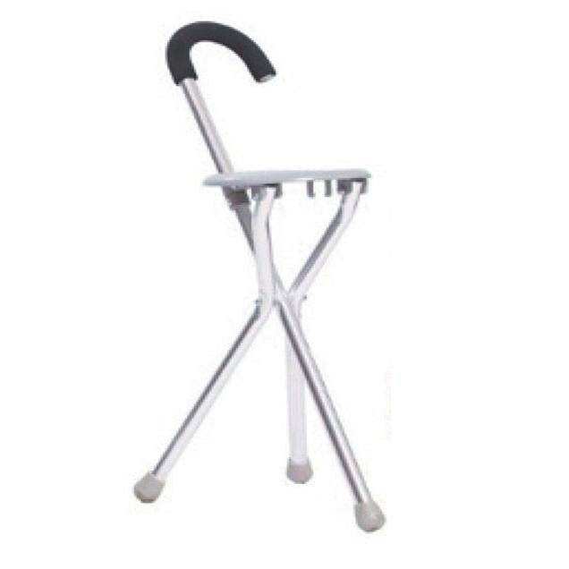 Canne siège pliable