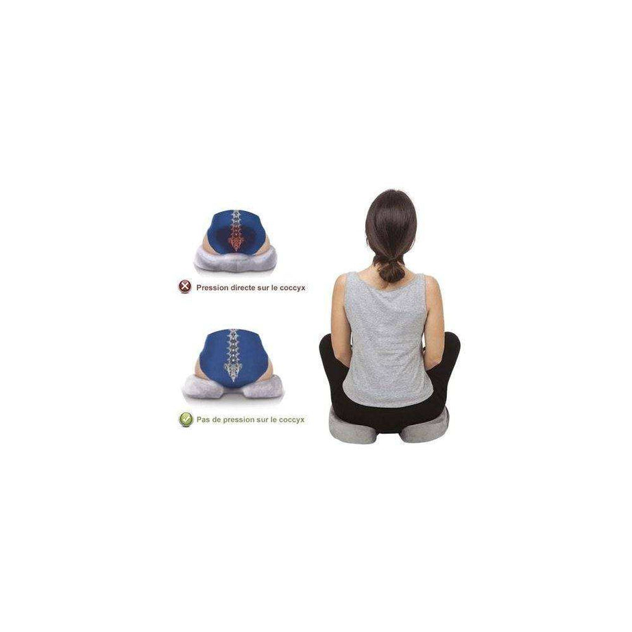Coussin ergonomique pour le coccyx