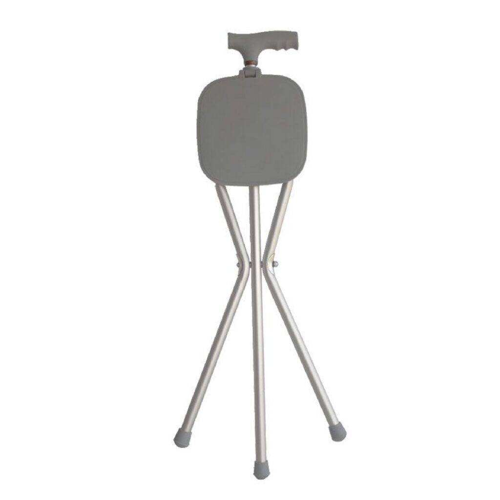 Canne siège pliable