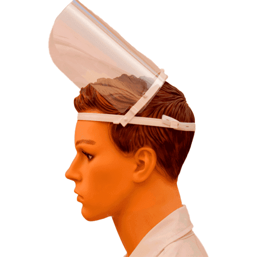 Visière de protection articulée